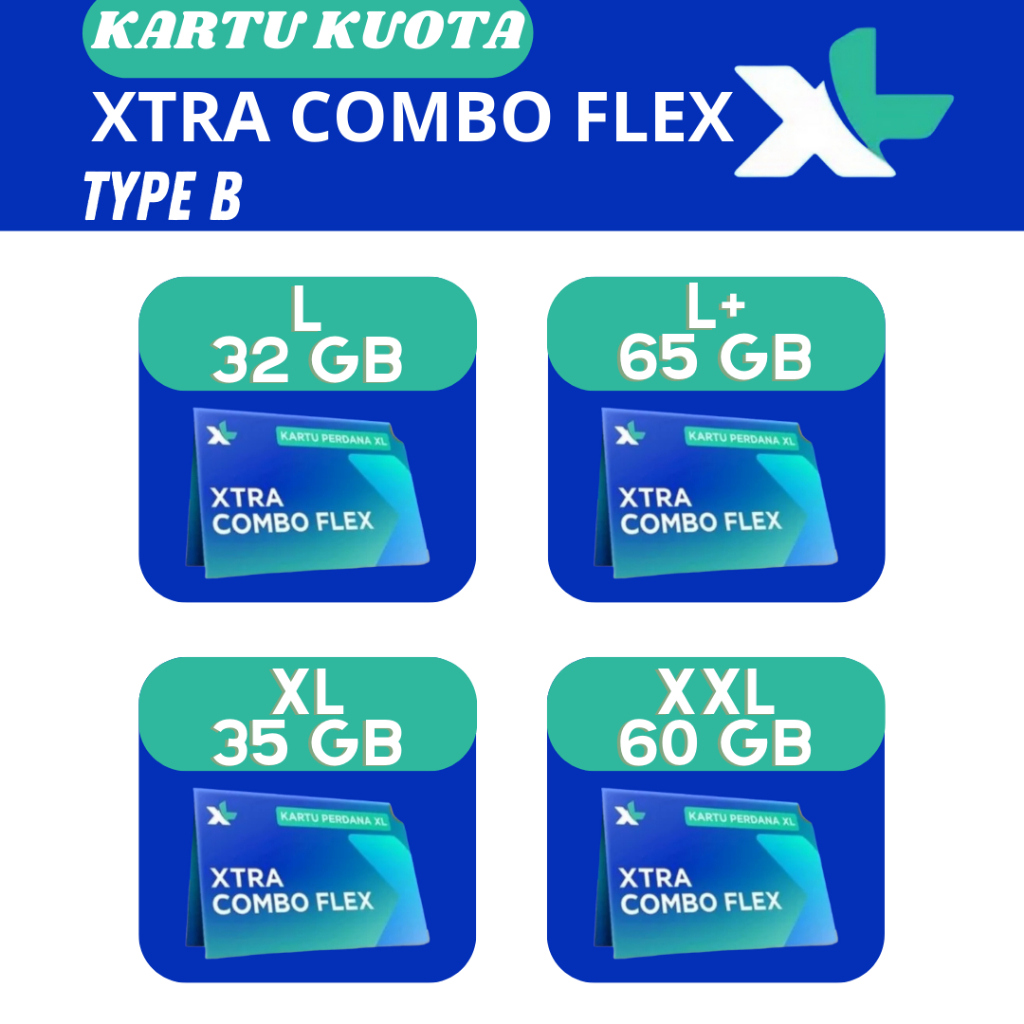 KARTU KUOTA XL EXTRA COMBO FLEX TYPE B