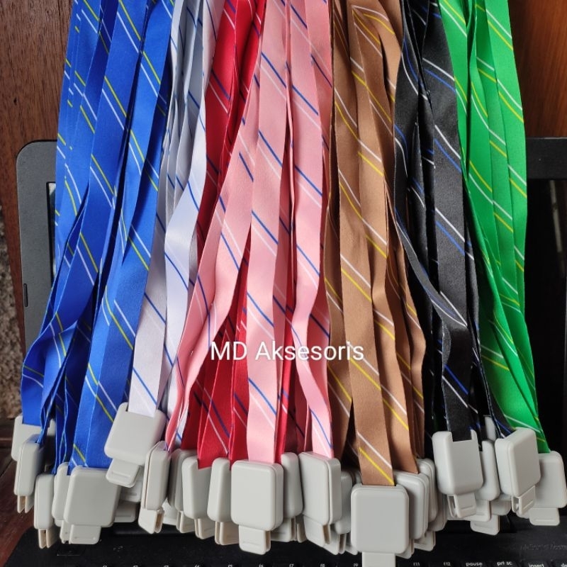

Tali Lanyard Id Card Tarik Gantungan Id Card Motif Salur