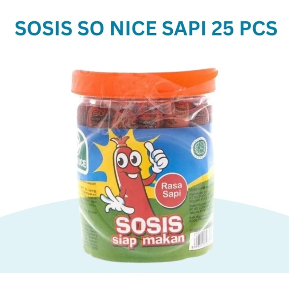 

Sosis So Nice Sapi 25 pcs