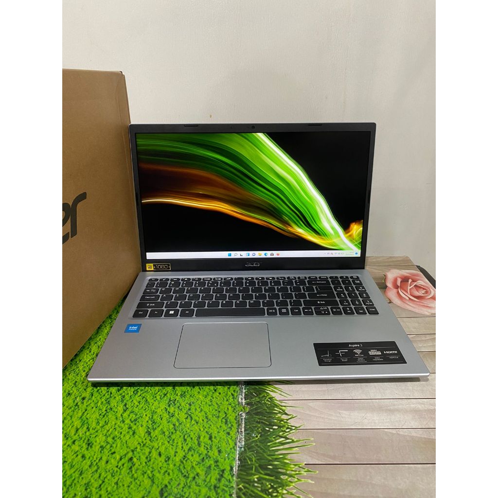 ACER ASPIRE 3 A315-35-COUJ Ram 4GB SSD 256 Win.11-14"FHD Slim Murah FULLSET