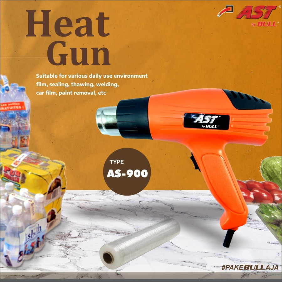 AS-900 Heat Gun/Hot Gun/Mesin Pemanas AST by BULL 900watt