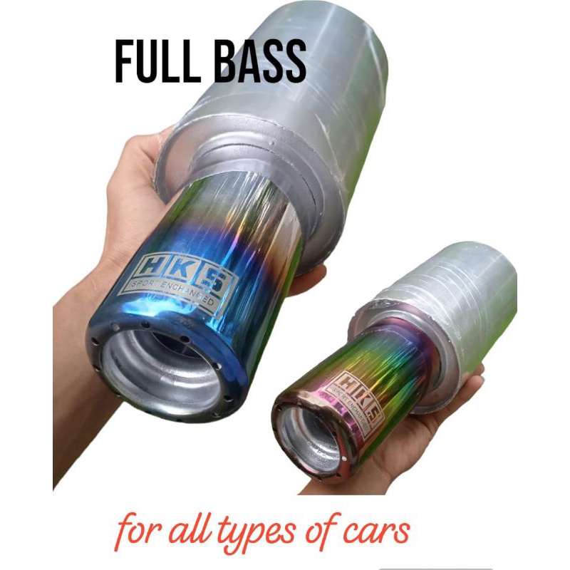 KNALPOT MOBIL HKS GRONEL MINI SUARA BAS ADEM UNTUK SEMUA JENIS MOBIL BENSIN DAN SOLAR