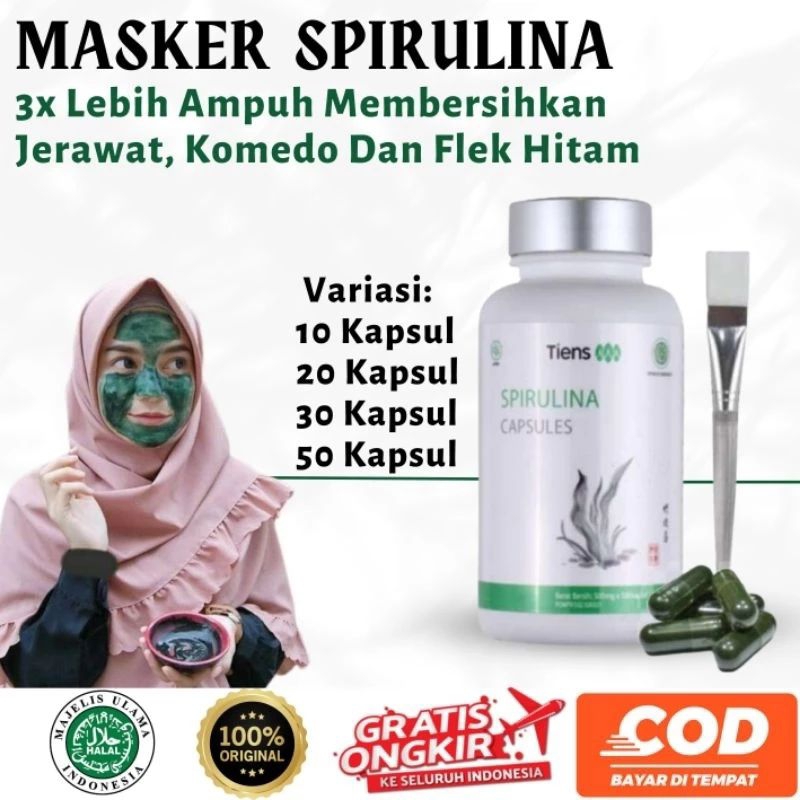 COD MASKER SPIRULINA || MASKER WAJAH