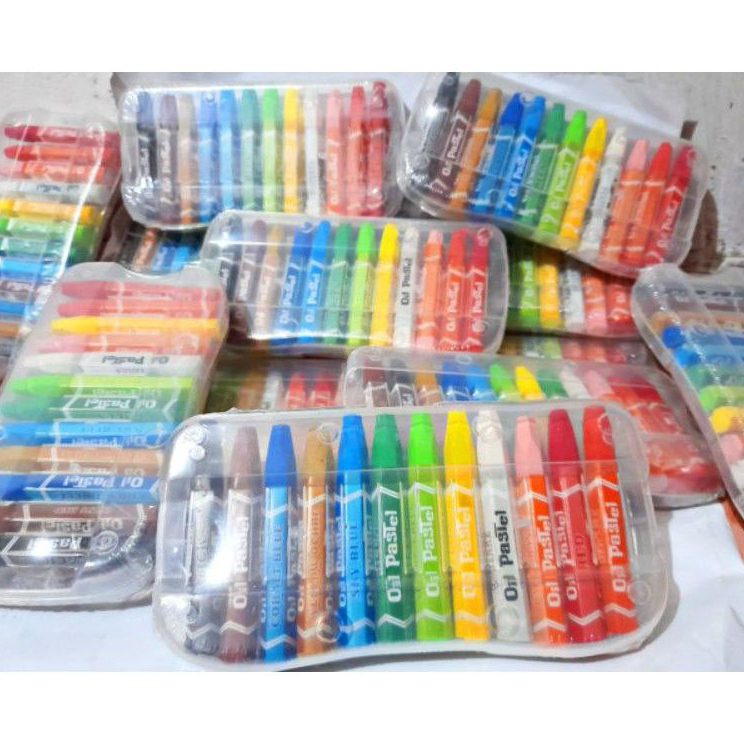 

Buruan Beli Krayon 12 warna/pulas/Crayon/oil pastel