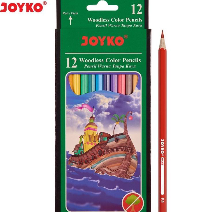 

Pasti Murah Pensil warna Joyko 12 warna panjang Cp-103 woodles ( 1set/12wrn ) Big Sale