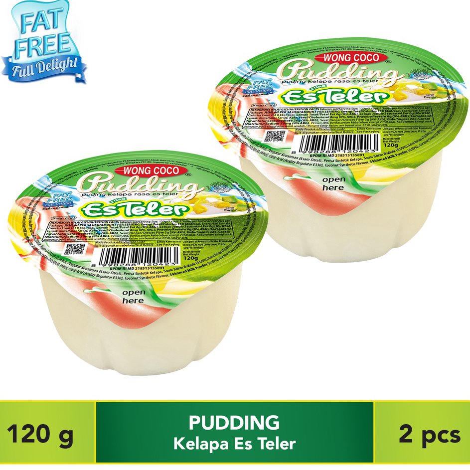 

Best Product Wong Coco Pudding Kelapa Rasa Es Teler (2 pcs)