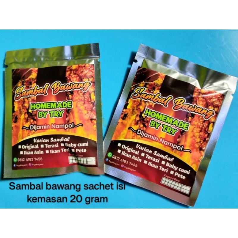 

BEST SELLER | Sambal bawang/Sambal terasi Isi 20 gram