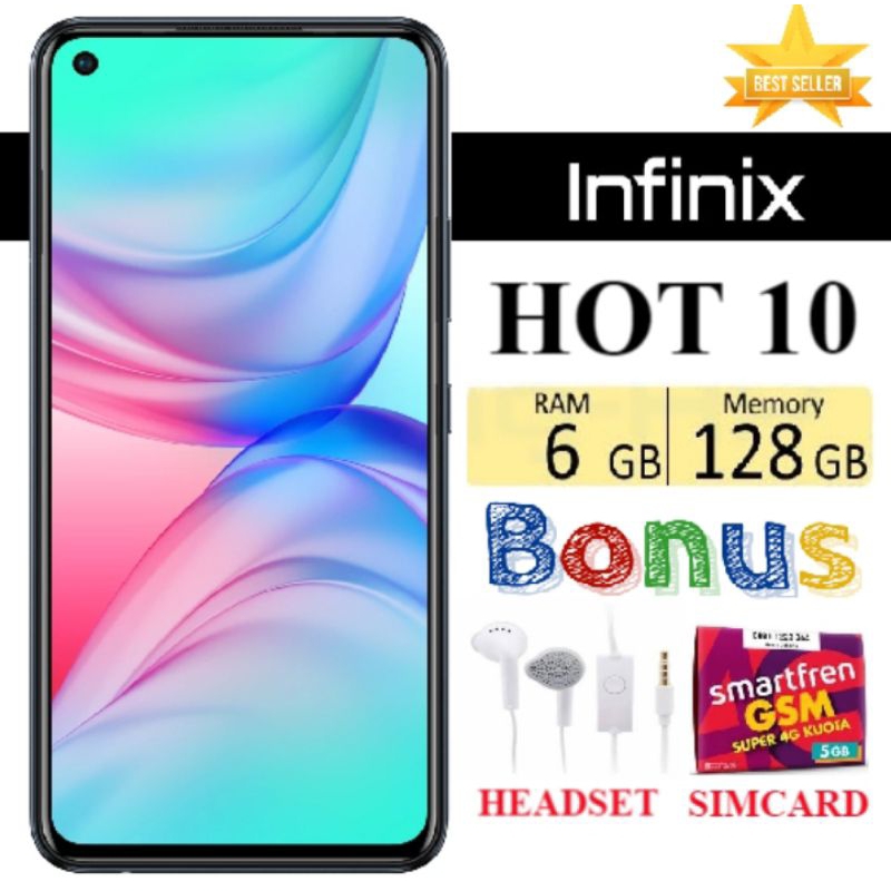 Infinix Hot 10 4G Ram 6/128GB