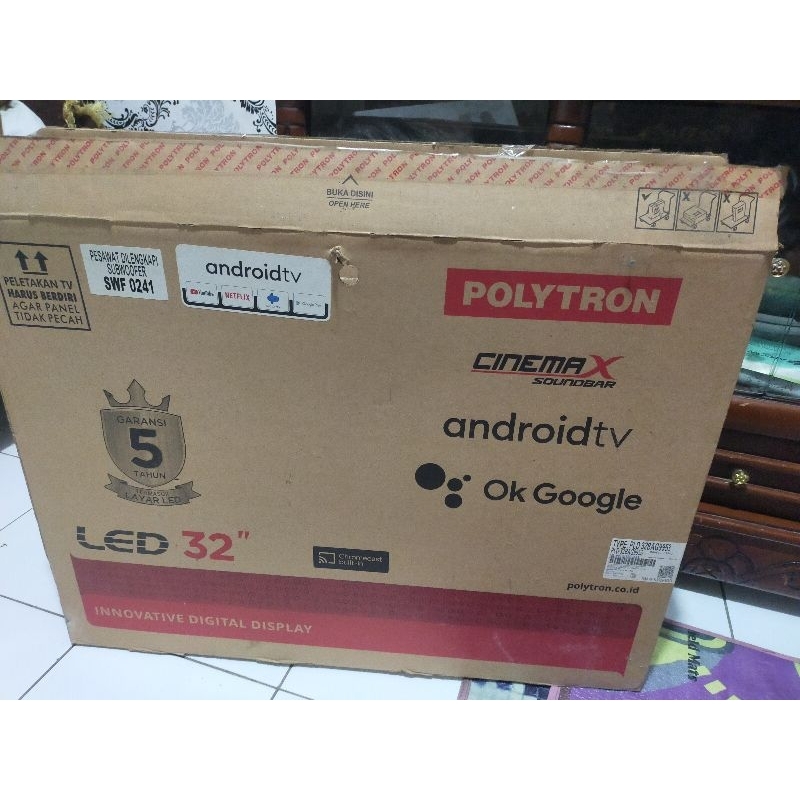 tv android 32 inc polytron