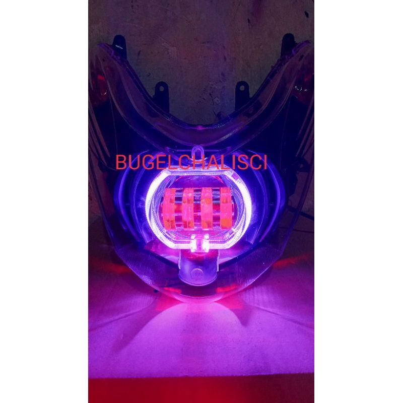 Reflektor Lampu Soul Karbu Biled | Mio soul Karbu Biled Daymaker