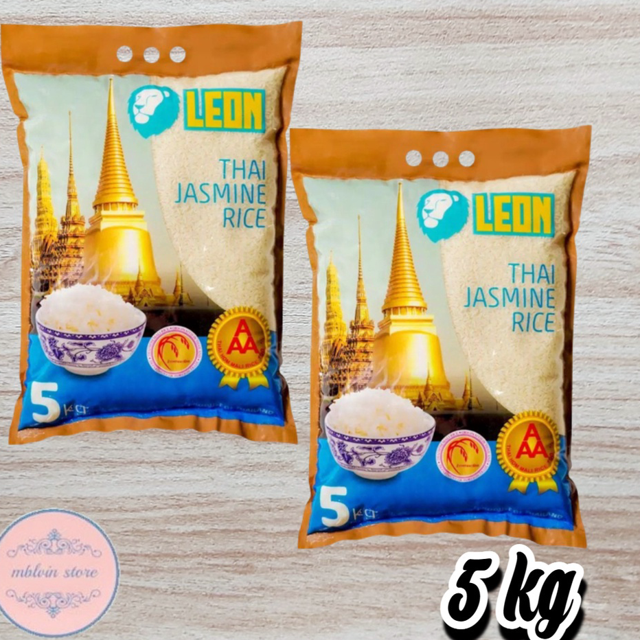 

Ready Stok Beras Leon Thailand Jasmine Rice Beras Thailand 5 Kg