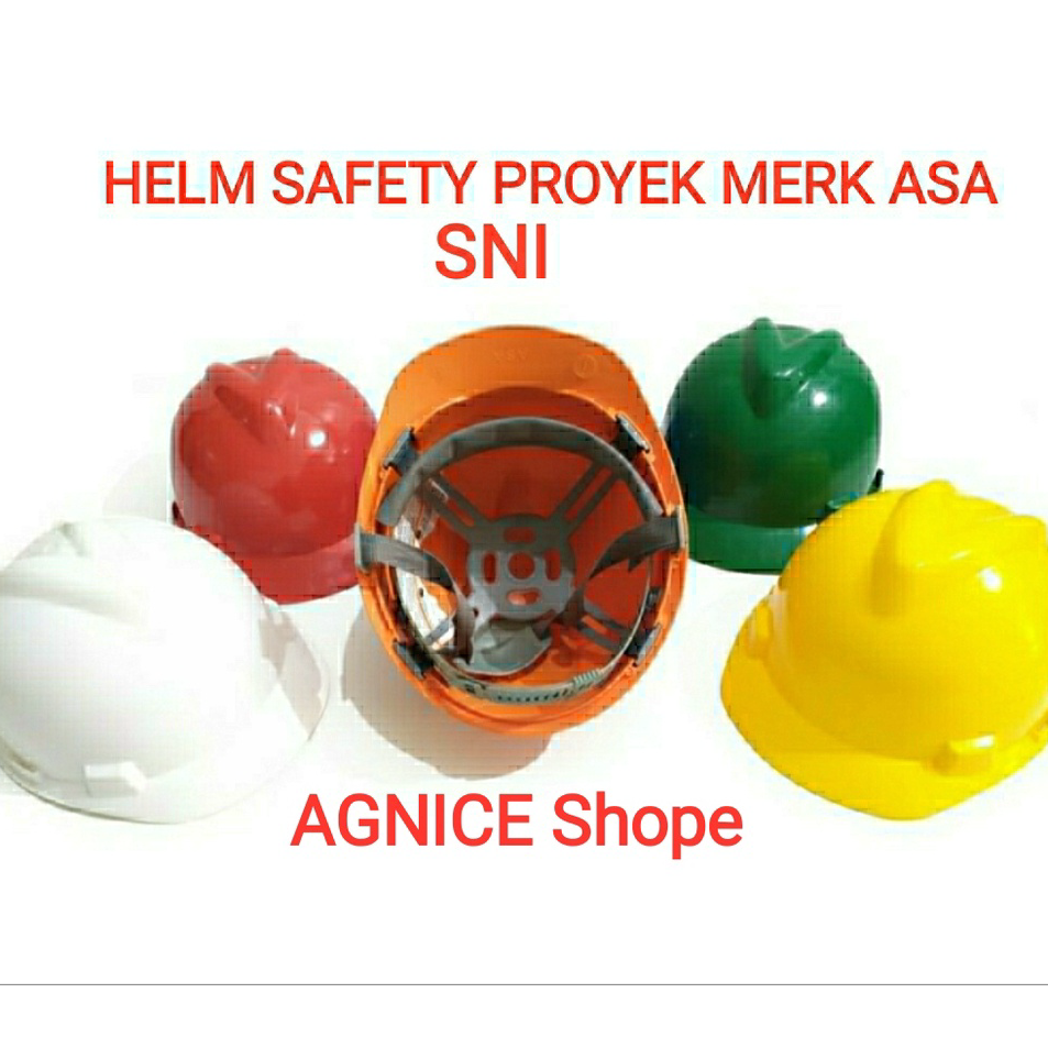 (Terbaik) Helm Safety Proyek  SNI VGARD Safety Helmet V GUARD