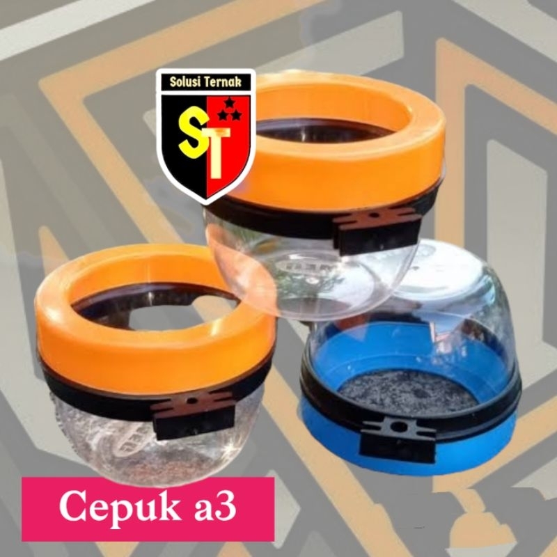 Cepuk Makana Minum Burung Bulat A3