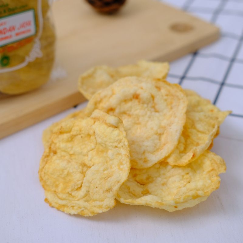 

Piscoklegit_ Emping Melinjo Pajang Mentah 250Gr Mlinjo Belinjo Pedas Asin Manis Super Premium