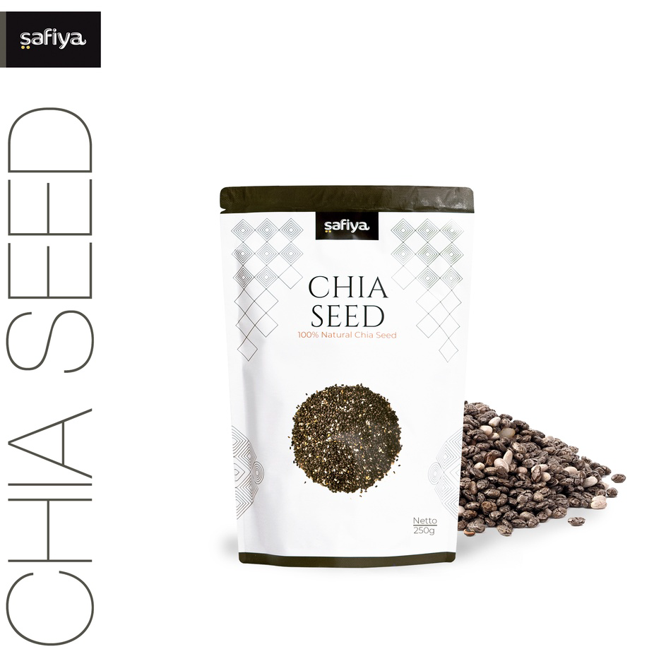 

Terlaris Chia Seed Organik 250 gram Organic Black Chiaseed Authentic Safiya Food Ready