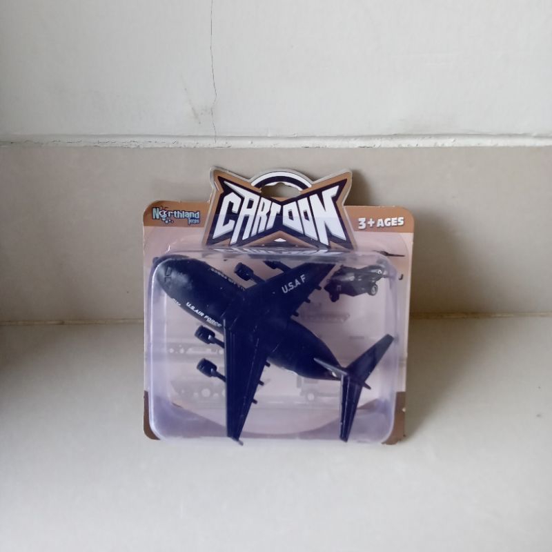 us air force northland toys cartoon hitam pesawat