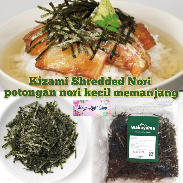 

Readystock kizami shredded nori 5gr taburan nori mirip aonori rumput laut topping ramen takoyako mentai okonomiyaki seaweed cutting wakame takaokaya ←✻