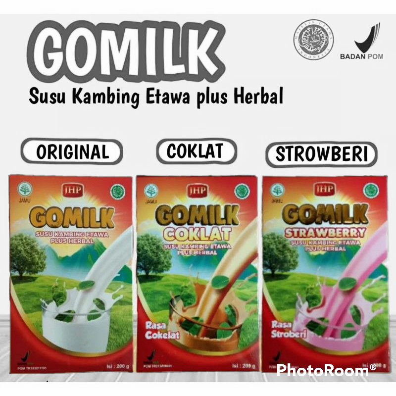 

GOMILK SUSU KAMBING ETAWA PLUS HERBAL kemasan sachet 25gr