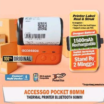 PRINTER POCKET THERMAL ACCESS GO 80MM