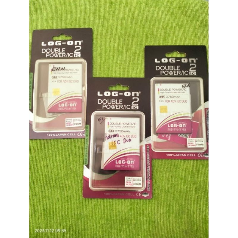 baterai ADVAN i5c DUO double power ic log-on