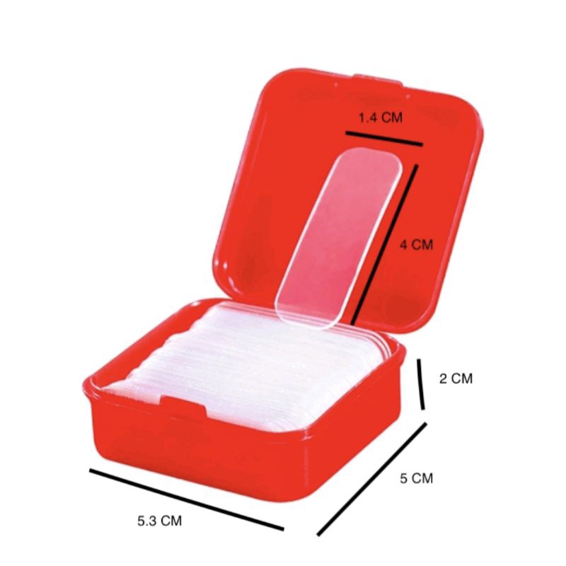 

Double Tape Transparan dengan Box Kecil