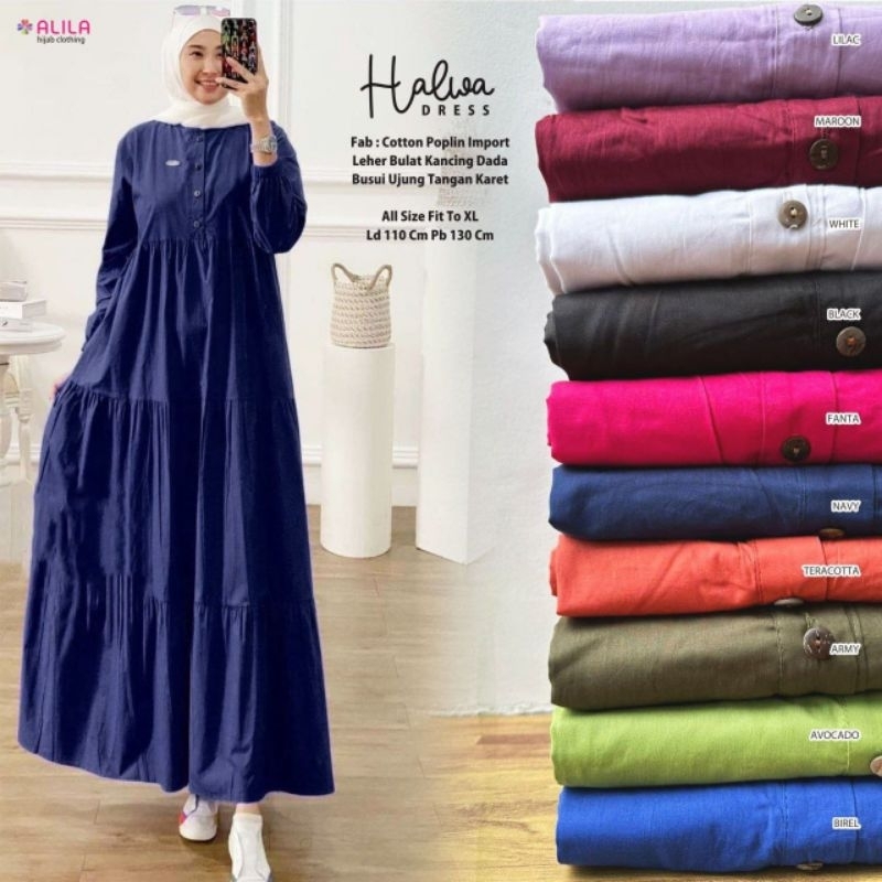 HALWA DRESS BY GAMIS DRESS POLOS