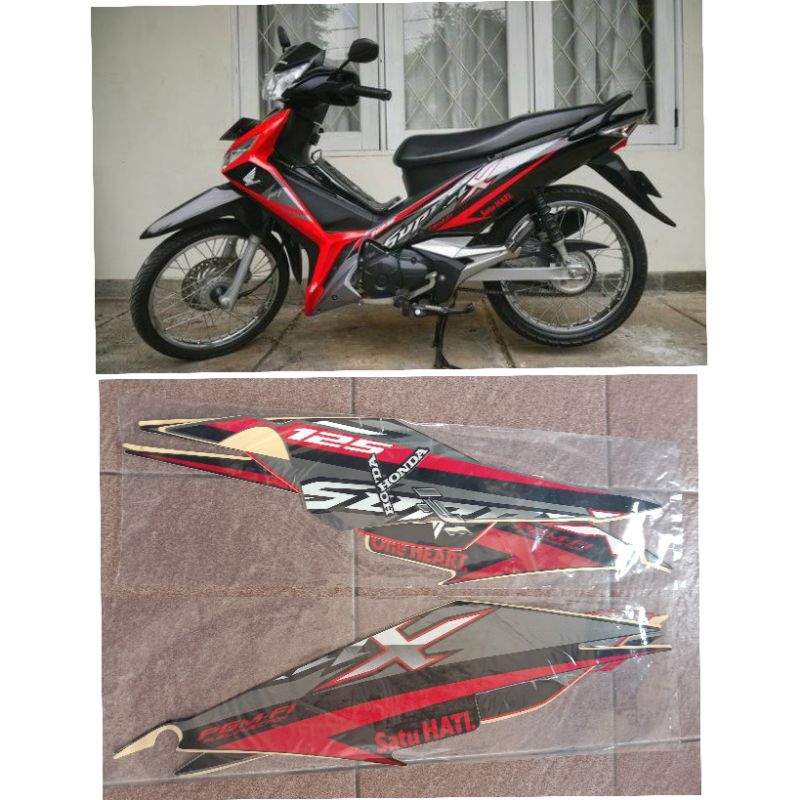 Sticker striping supra x 125 fi 2016