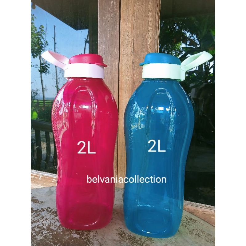 Botol minum botol eco 2 liter Tupperware botol besar / botol kulkas 1pcs