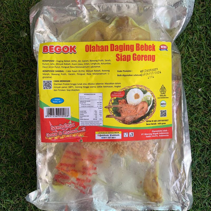 

Bebek Begok Goreng