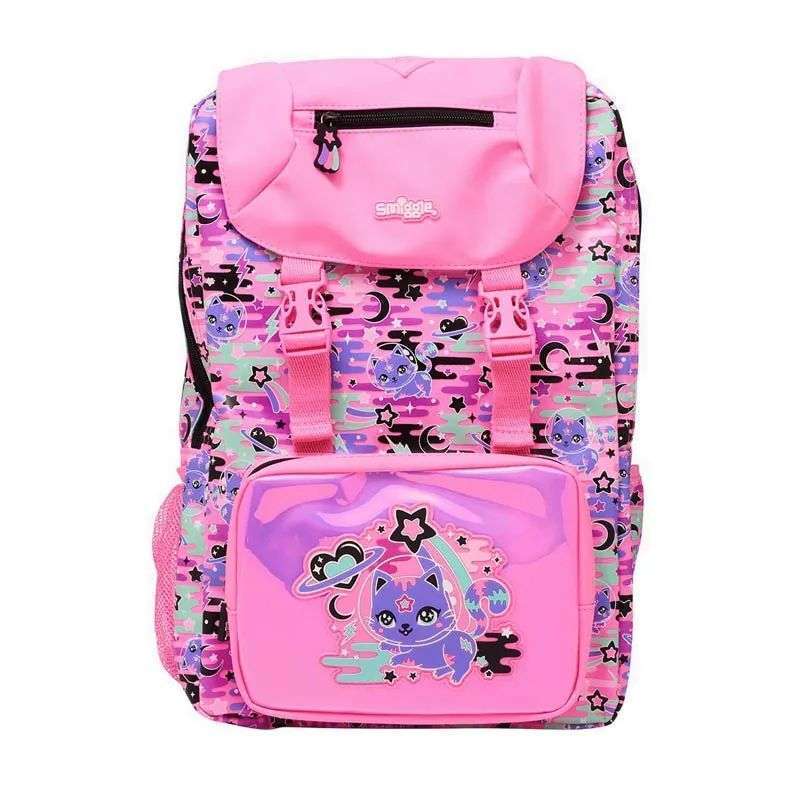 Smiggle Away Foldover Backpack (Pink)