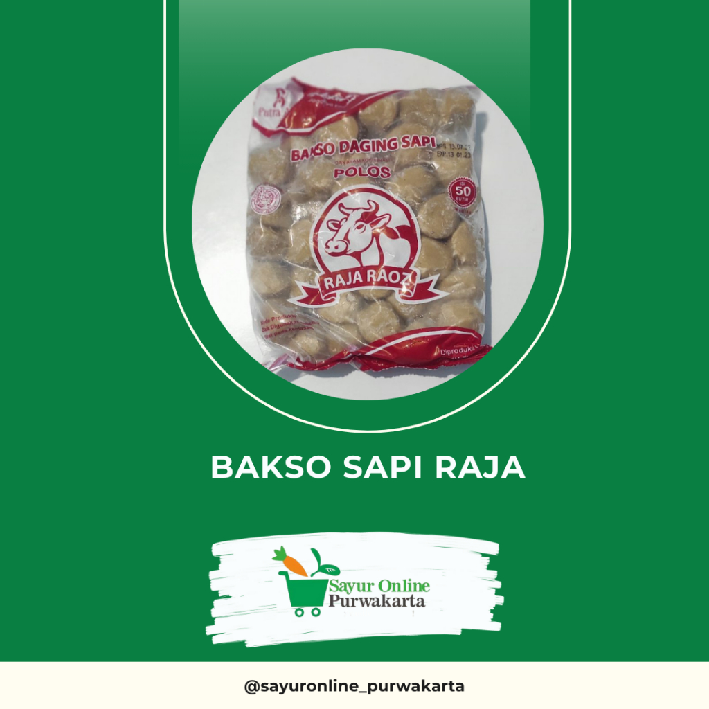 

Bakso Sapi Raja isi 50 - Sayur Online Purwakarta