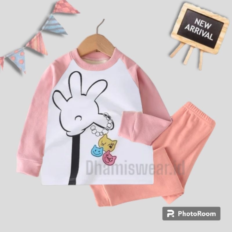 Setelan Piyama Anak Hand Up Gemoy