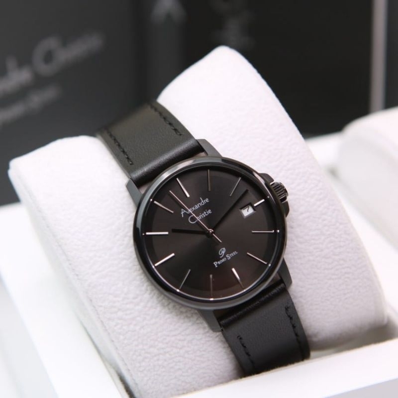 ALEXANDRE CHRISTIE 1032 AC 1032 Ac 1032 FULL BLACK KULIT WANITA ORIGINAL