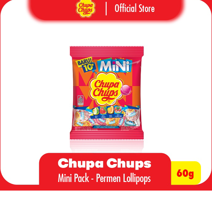 

⚡XPRESS⚡ Chupa Chups Lollipops Mini 60g - Permen Lolipop Rasa Aneka Buah