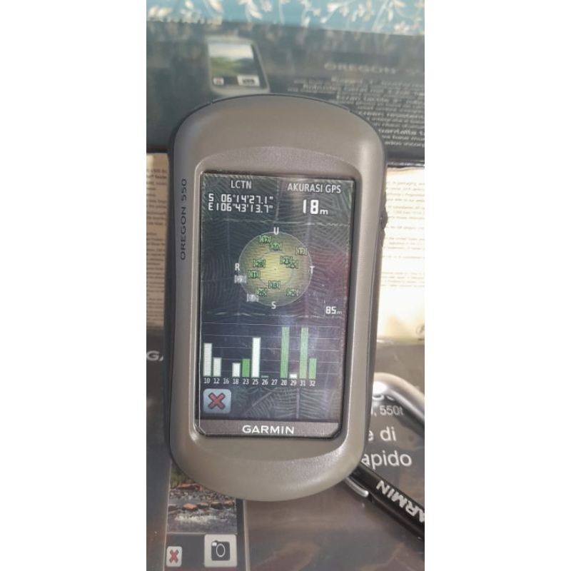 GPS Garmin oregon 550 lengkap