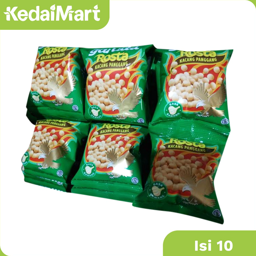 

❄️ READY STOK ❄️ Garuda Rosta Kacang Panggang Rasa Bawang Bag Isi 10 x 12 Gram