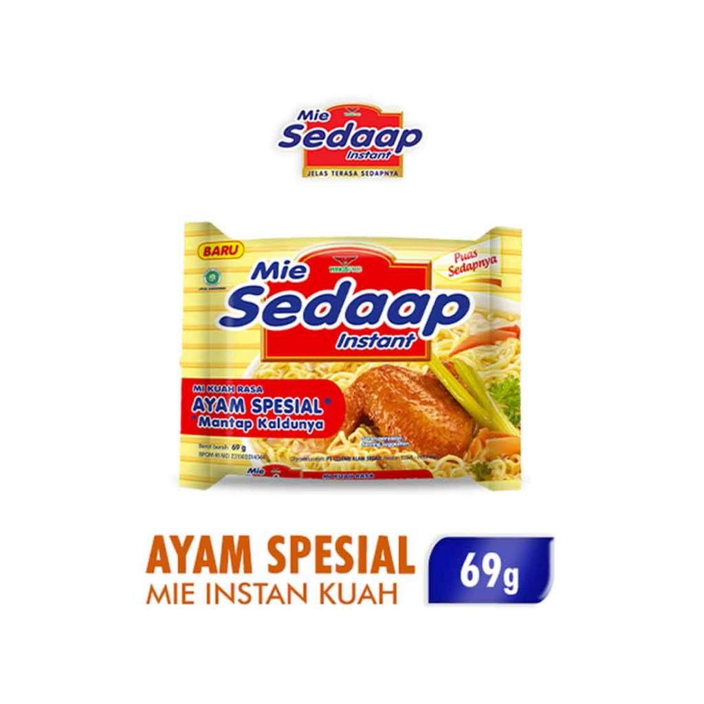 

MIE SEDAAP KUAH RASA AYAM SPESIAL 69 G X 40 PCS (1 BOX)