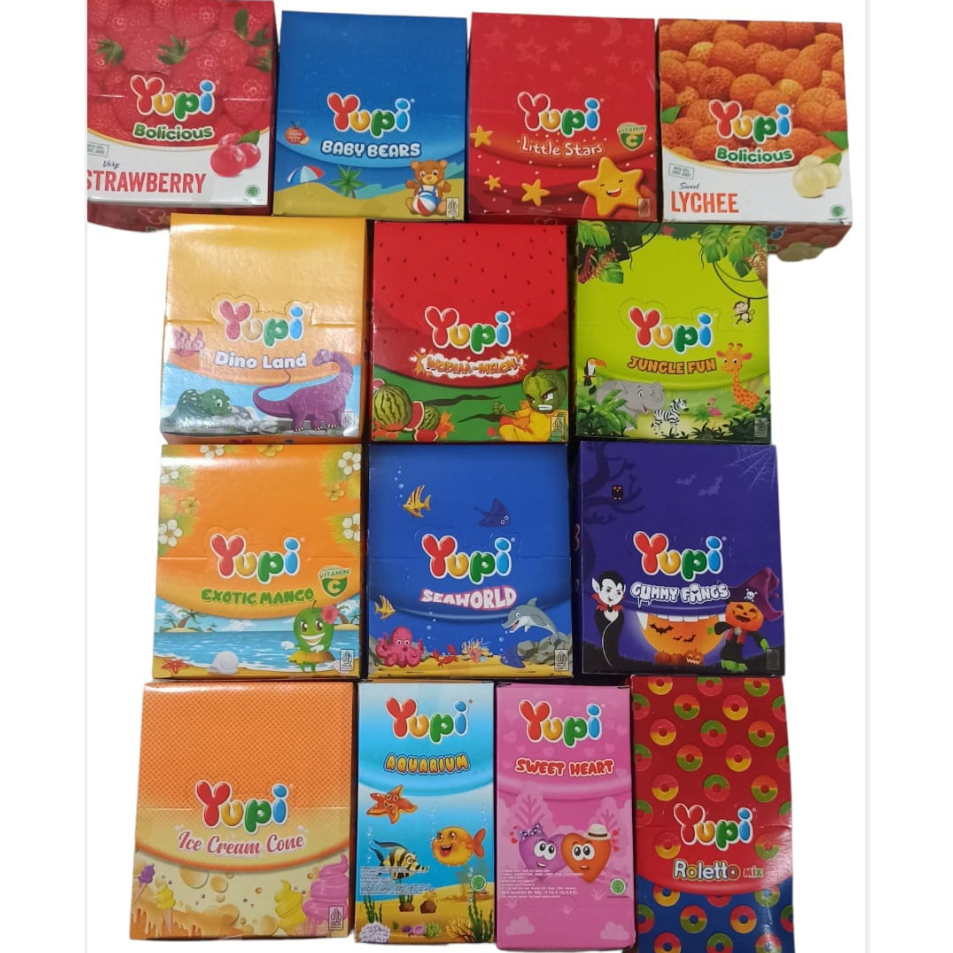 

Terlaris Yupi BOX Permen Jelly Gummy ➯✽✷