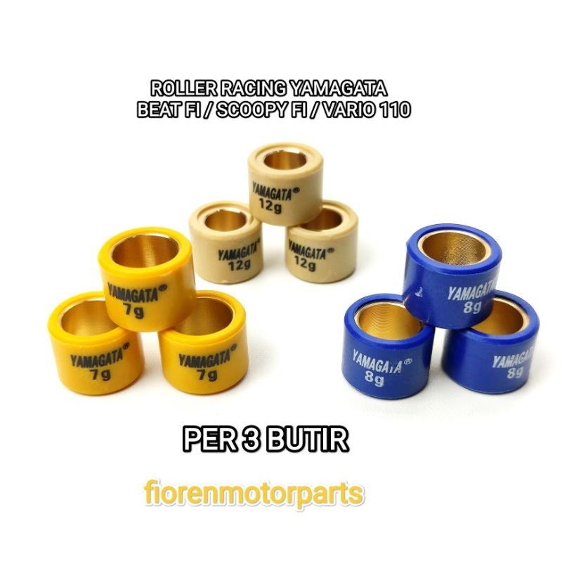 ROLLER RACING BEAT FI SCOOPY FI SPACY FI VARIO 110 KARBU VARIO 110 INJEKSI FI YAMAGATA PER 3 BIJI