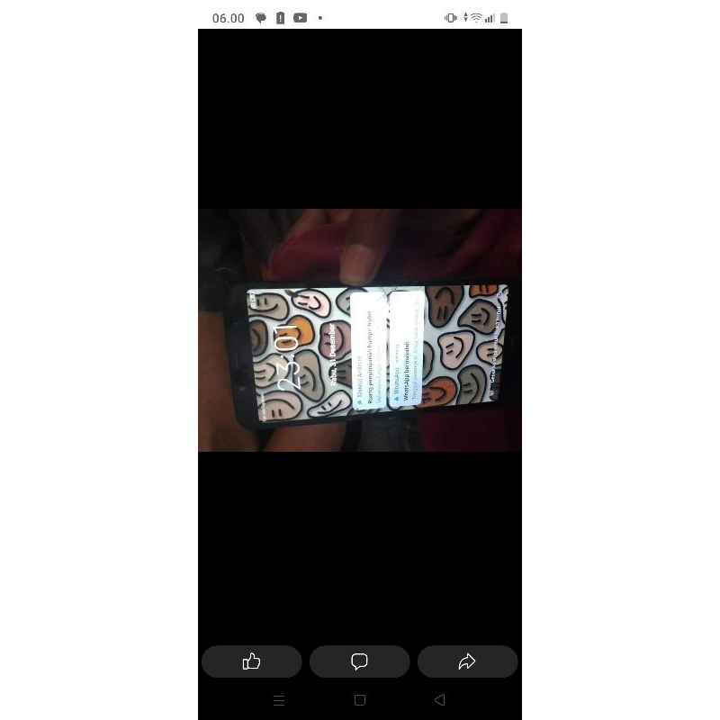 Lcd Xiaomi Redmi 7A copotan masih ada Touchscreen nya ada tompel dikit banget bisa dihilangkan
