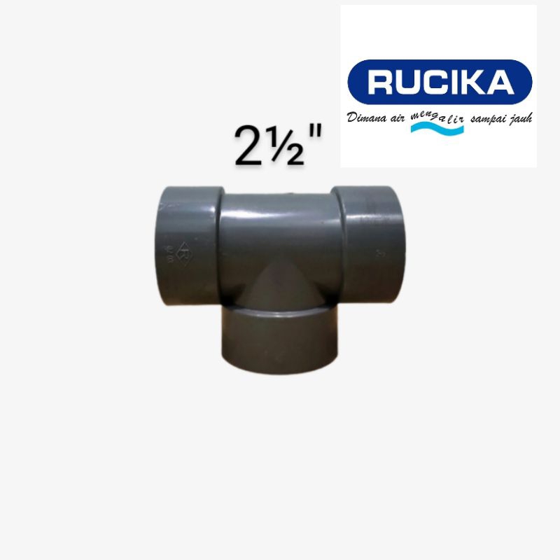 tee rucika 2½inch D