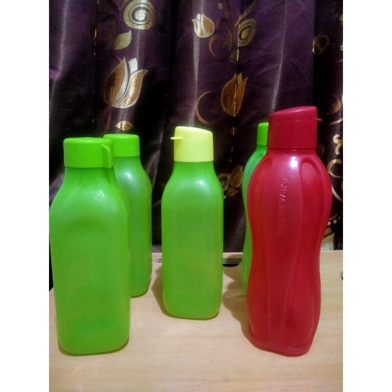 ECO botol Tupperware 1 liter preloved/second