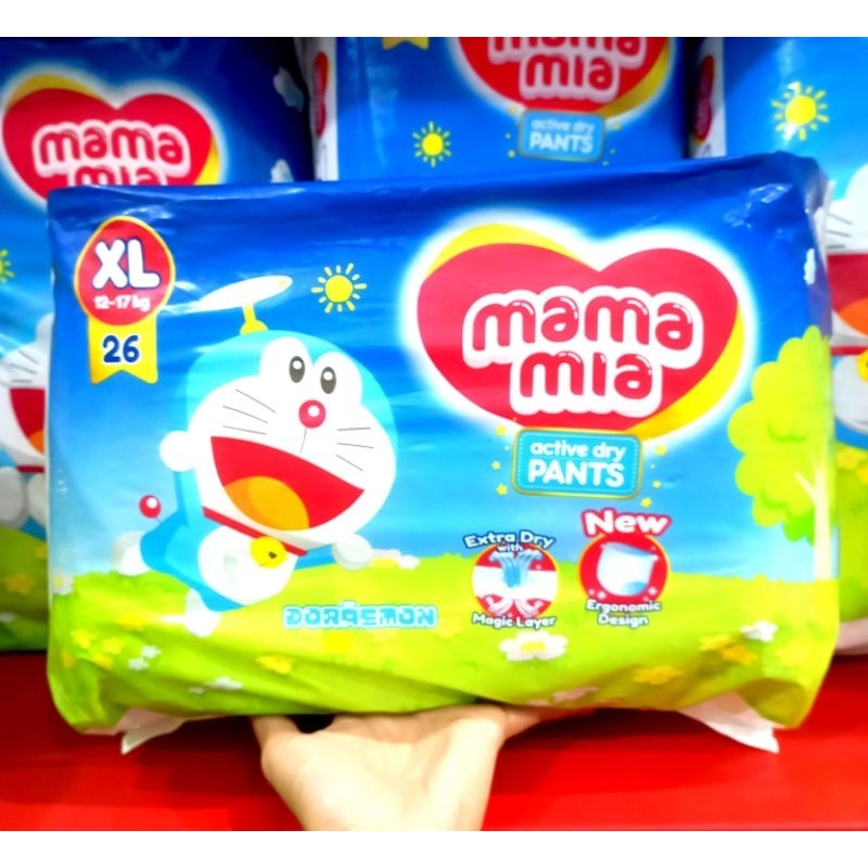Mamamia Pants Doraemon Popok Celana S M L XL