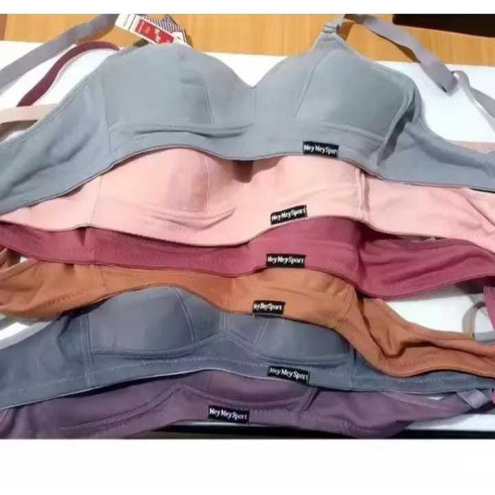 3 PCS BH SPORT WANITA DEWASA / BRA CEWEK TANPA KAWAT / BH WANITA TANPA BUSA
