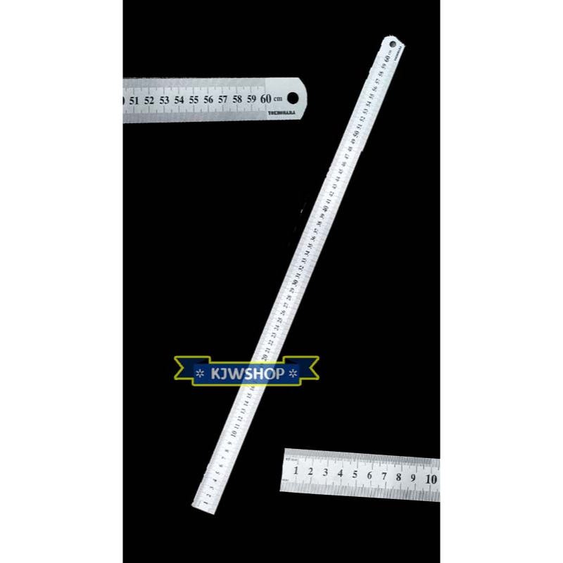 

Long Ruler Stainless Penggaris Stainless Steel Panjang Alat Pengukur 60 cm Garisan Stenlis Alat Ukur Tukang Bengkel Las