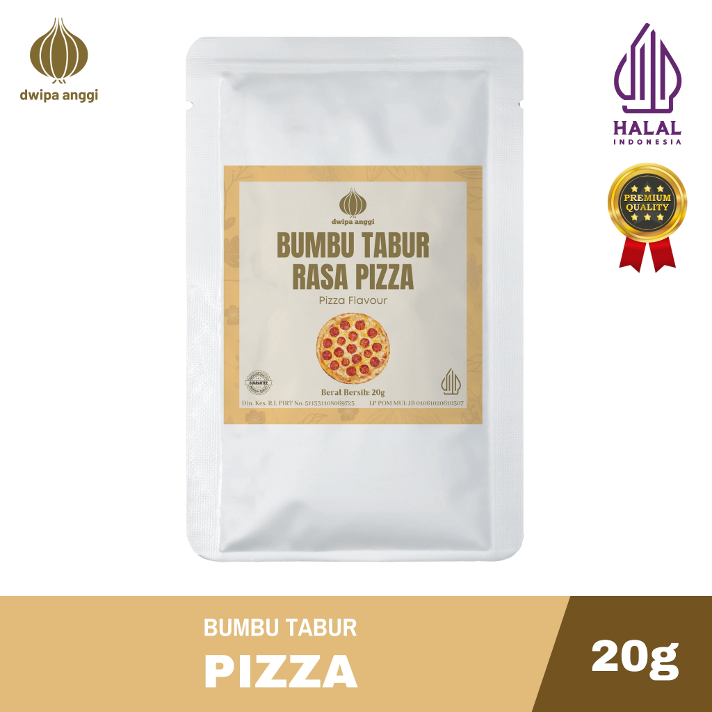 

Bumbu Tabur Rasa Pizza | Pizza Taste | Pizza Seasoning | Perisa Pizza