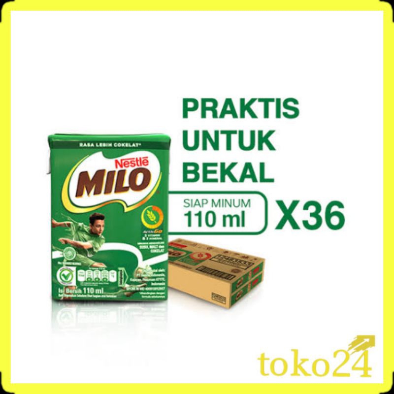 

Milo Activ-Go UHT 110 ml 1 Dus isi 36