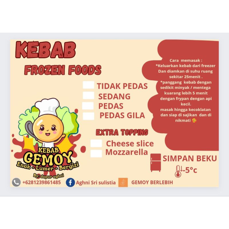 

KEBAB FROZEN BY KEBAB GEMOY