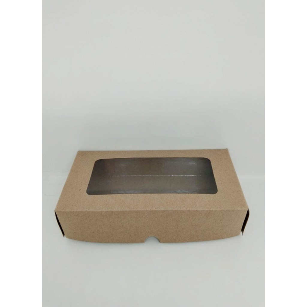 10 pc Brownies box kraft mika 20x10x5