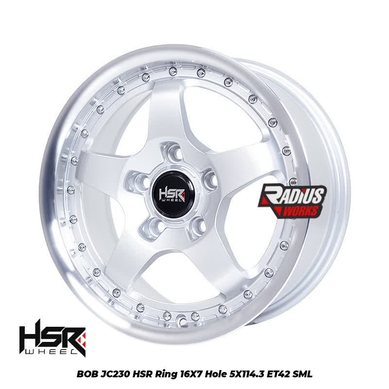 Velg Celong Terbaru BOB HSR R16 Pcd 5X114,3 Ertiga, Innova, Serena ring 16 murah